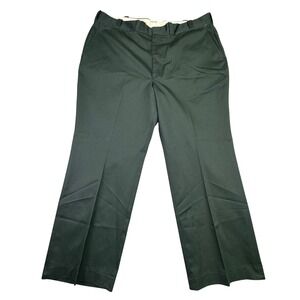 BIG MAC Authentic Workwear Men's Dark Green Polyester Cotton Blend Pants Size 40